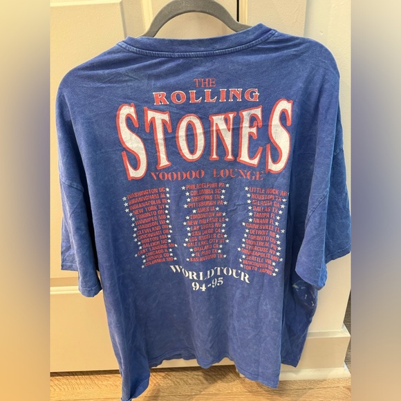 Daydreamer The Rolling Stones One Size Blue Graphic Top. 💙⚡️ - Picture 3 of 5
